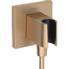 Hansgrohe Fixfit handdouchehouder incl.aansluitbocht Brushed Bronze SW773869