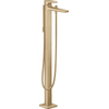 Hansgrohe Metropol afbouwdeel v. vrijstaande badkraan vloermontage met omstel met voorsprong vaste uitloop 23.5cm brushed bronze SW297552