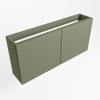 Mondiaz FOWY fonteinonderkast - 110x22x50cm - 2 deuren - push to open - softclose - Army SW1016912