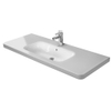 Duravit Durastyle wastafel 120x48cm 1 kraangat overl. wgliss wit SW54154