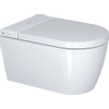 Duravit SensoWash Starck F Lite douchewc - 37.8x57.5cm - spoelrandloos - met closetzitting - glans wit SW420600