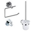 FugaFlow Eccelente Acces Toiletset 3-delig Chroom SW1123925