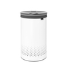 Brabantia Wasbox - 60 liter - kunststof deksel - uitneembare waszak - wit SW767542