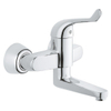 GROHE Euroeco veiligheids wandkraan met koppelingen chroom 0465163