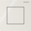 Geberit type 40 urinioir bedieningsplaat - pneumatisch - vierkant - zandgrijs SW1237482