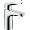 Hansgrohe Focus Cares wastafelkraan 100 CoolStart met verlengde greep 12.1cm EcoSmart chroom 0605466