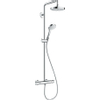 Hansgrohe Croma Select S Regendoucheset - ecosmart - hoofddouche 18cm - thermostatisch - wit/chroom 0605341