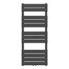 Belrad Handdoekradiator - middenaansluiting - 1200X500mm - Zwart SW1152667