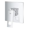 Grohe Eurocube Inbouwthermostaat - 1 knop - zonder omstel - chroom SW236931