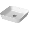 Duravit Cape Cod waskom vierkant zonder kraangat zonder overloop 43x43cm mat wit/wit SW297003