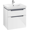Villeroy & Boch Subway 2.0 wastafelonderkast 58.7x59x45.4cm glossy white SW118788
