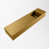 Mondiaz TYNE Fontein - 90x23x12cm - wasbak Rechts - zonder kraangaten - solid surface - Oro SW1026156