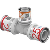 Uponor S-Press Plus PPSU pers composiet T-stuk verlopend 25x20x25mm SW405829