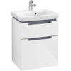 Villeroy & Boch Subway 2.0 wastafelonderkast 48.5x59cm 2 lades Glossy white SW479810