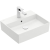 Villeroy & Boch Memento 2.0 Opzet Wastafel - 49.8x42cm - overloop - ceramic+ - stone white SW209585