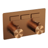 BRAUER Copper Edition - 3 functies - inbouwthermostaat - drukknoppen - in/afbouwdelen - koper geborsteld PVD SW925591