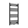 FugaFlow Eccelente Acces badkamer radiator 60x100cm recht middenaansluiting 424 watt mat zwart SW1123346