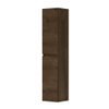 INK Fineer Badkamerkast - 35x37x169cm - 2 deuren - links en rechtsdraaiend - greeploos - MDF Fineer Chocolate SW493363