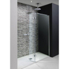 Crosswater Design New inloopdouche met draaibare zijwand 100x195cm zilver profiel helder glas SW276813