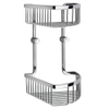Smedbo Sideline Douchemand - 30x20x20cm - 2 lagen - hoekmodel - chroom SW421737