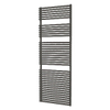Plieger Florian Nxt M designradiator enkel horizontaal met middenaansluiting 1710x600mm 1046W mat zwart SW224509
