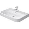 Duravit Happy d.2 wastafel 80x50.5cm 1 kraangat met overloop wit SW54304