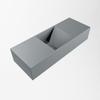 Mondiaz TYNE Fontein - 60x23x12cm - wasbak midden - zonder kraangaten - solid surface - Plata SW1026142