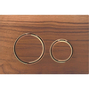 Geberit Sigma50 bedieningsplaat - 2-toets spoeling - rond - roodgoud/Amerik. noten SW420627