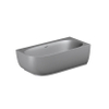 Riho Phatos Halfvrijstaand bad - 170x80cm - hoek rechts - acryl - mat stone grey (grijs) SW1185387