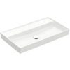 Villeroy & Boch Collaro meubelwastafel 80x47cm zonder overloop zonder kraangat ceramic+ wit SW358329