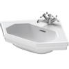Duravit 1930 hoekfontein 60x45.5cm wit 0296872