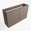 Mondiaz FOWY fonteinonderkast - 70x22x50cm - 2 deuren - push to open - softclose - Smoke SW1016807