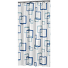 Sealskin Retro Douchegordijn PEVA 180x200 cm Blauw CO211521324