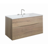 Crosswater Glide II Wastafelonderkast - 100x45x52cm - 2 lades - greeploos - windsor oak SW487192