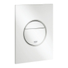 GROHE Nova cosmopolitan 2-knops S-size bedieningsplaat wit SW107651