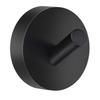 Smedbo Home Handdoekhaak - 4.8cm - enkel - mat zwart SW767293