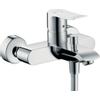 Hansgrohe Metris badkraan met omstel en koppelingen chroom 0450938