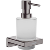 Hansgrohe Addstoris zeepdispenser brushed black chroom SW651310