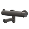 IVY Tribe Badthermostaatkraan opbouw - draaibare baduitloop - omstel - RVS316 - geborsteld carbon black PVD SW1031104