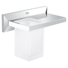 GROHE Allure Brilliant plankje m. glas chroom 0442157