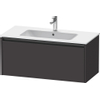 Duravit Ketho 2 wastafelonderbouwkast met 1 lade 101x48x44cm met greep antraciet grafiet supermat SW772414