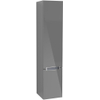 Villeroy & boch Subway 2.0 kast hoog 350x1650x370mm glossy grey SW479970