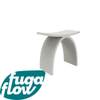 FugaFlow Eccelente Acces Badkamerkrukje - 43x23.5x43cm - solid surface - mat wit TWEEDEKANS OUT13450