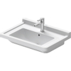 Duravit Philippe Starck 3 meubelwastafel 70x49cm met Wondergliss wit 0316474