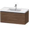 Duravit D-Neo wastafelonderkast 98.4x44x45.2cm 1 lade met softclose Noten (donker) Mat SW640793