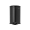 Brabantia NewIcon Pedaalemmer - 12 liter - kunststof binnenemmer - matt black SW767502