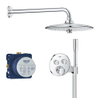 GROHE Grohtherm smartcontrol Regendoucheset Inbouw- hoofddouche 26cm - 2 functies - staafhanddouche 1 stand - wandarm - chroom SW209457