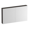BRAUER Impress Deluxe spiegelkast - 120x70x15cm - interne en externe verlichting - 2 dubbelzijdige spiegeldeuren - Timber Anthracite SW1198962