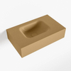 Mondiaz LEX Fontein - 50x30x12cm - wasbak Links - zonder kraangaten - solid surface - Oro SW1026058