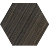 Douglas Jones Textures Vloer- en wandtegel hexagon 24x28cm 10mm R10 porcellanato Wenge SW497265